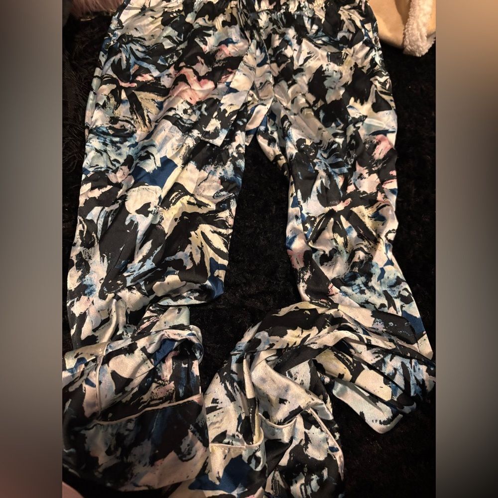 Victoria’s Secret floral silky PJ bottoms